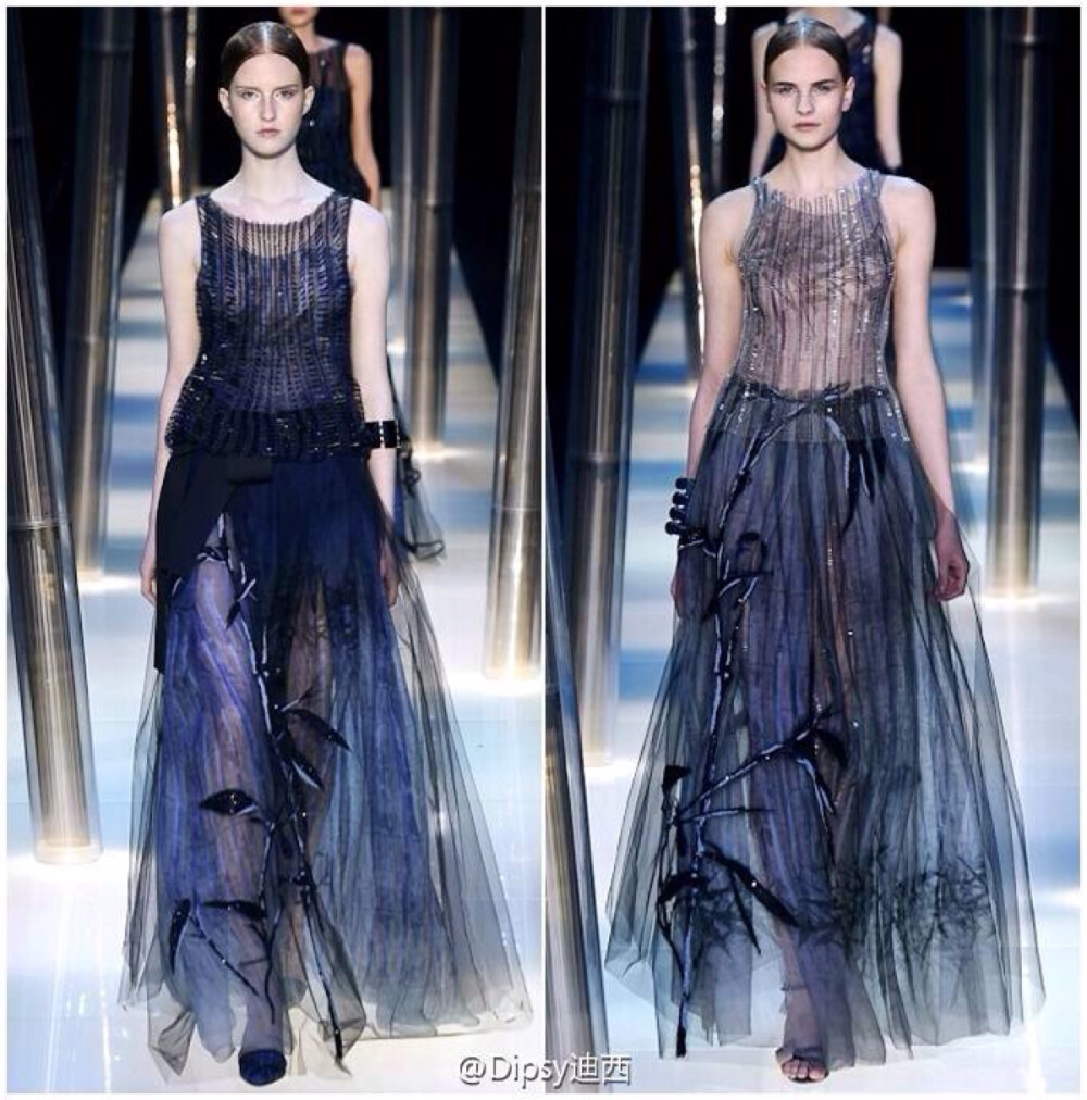 Armani Privé Haute Couture S/S 2015┃清風玉竹，曉夕翠煙 ...... Armani手下的高級訂製年年都是美得耐看又高級！！