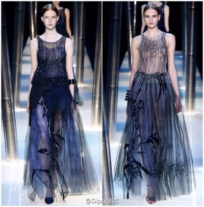 Armani Privé Haute Couture S/S 2015┃清風(fēng)玉竹，曉夕翠煙 ...... Armani手下的高級訂製年年都是美得耐看又高級！！