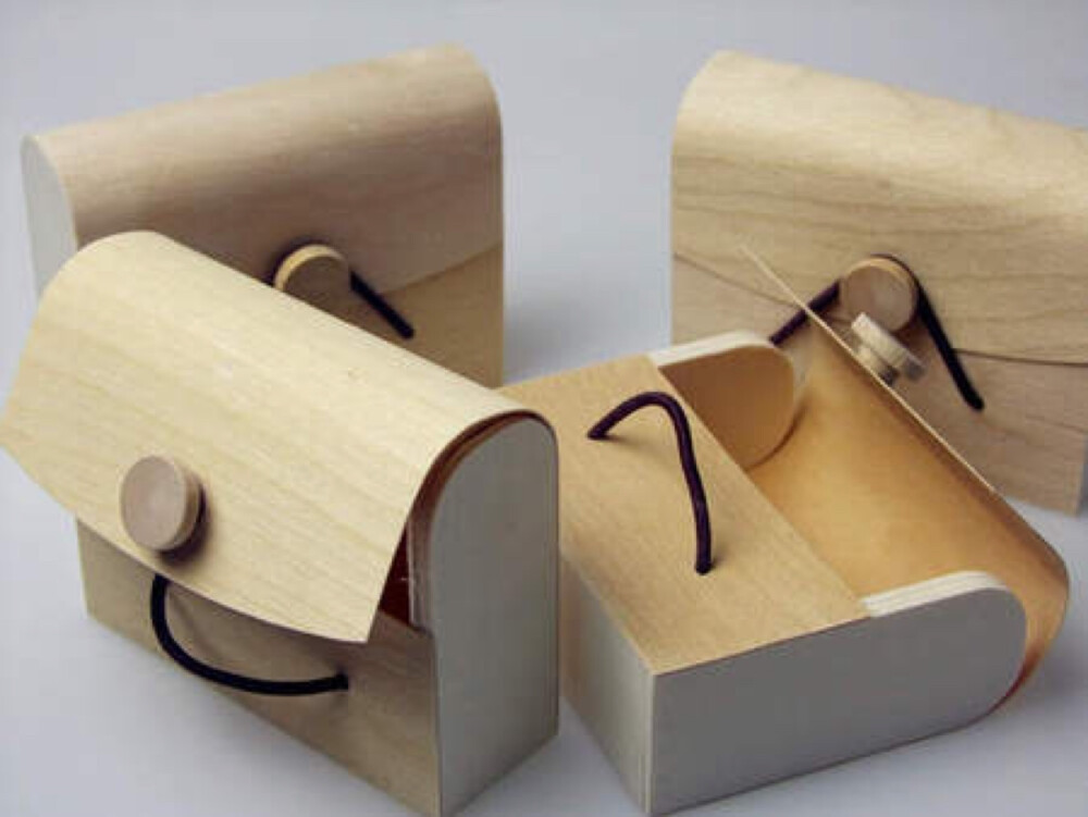 简约现代木盒手工皂包装盒礼品盒包装毕业设计创意新奇树皮盒木盒