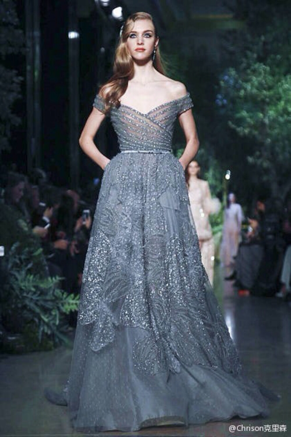 Elie Saab 2015 S/S Couture ┃ 疏影横斜水清浅，暗香浮动月黄昏