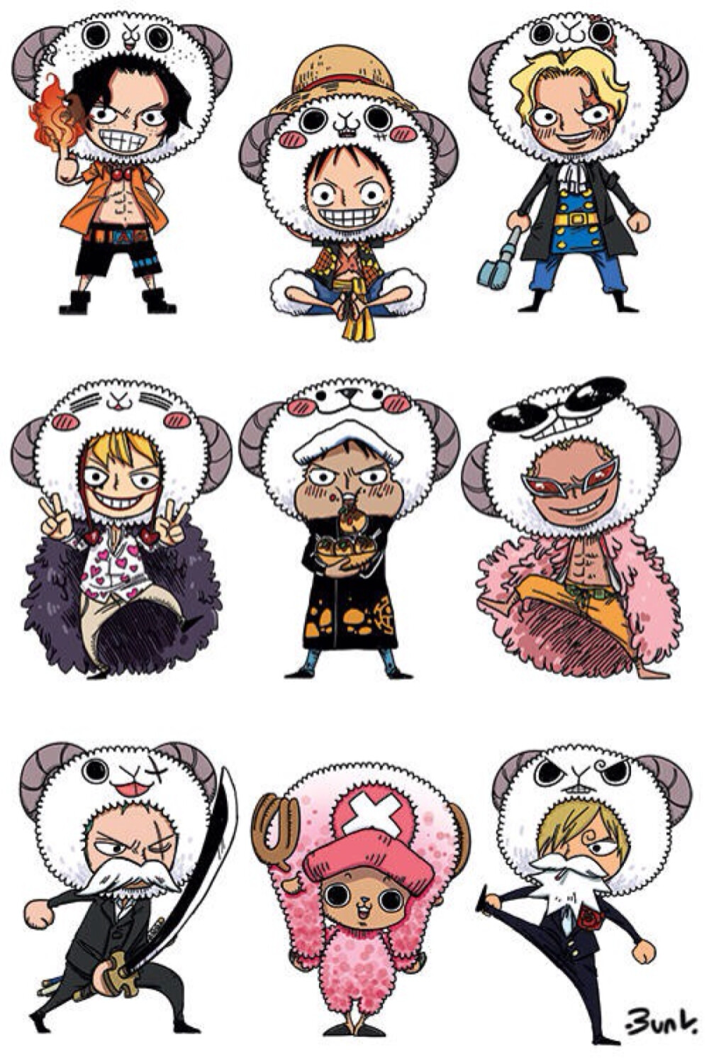 动漫 海贼王 ONEPIECE 壁纸 萌萌哒