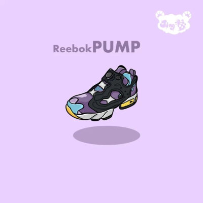 随手涂一组Reebok PUMP 插画