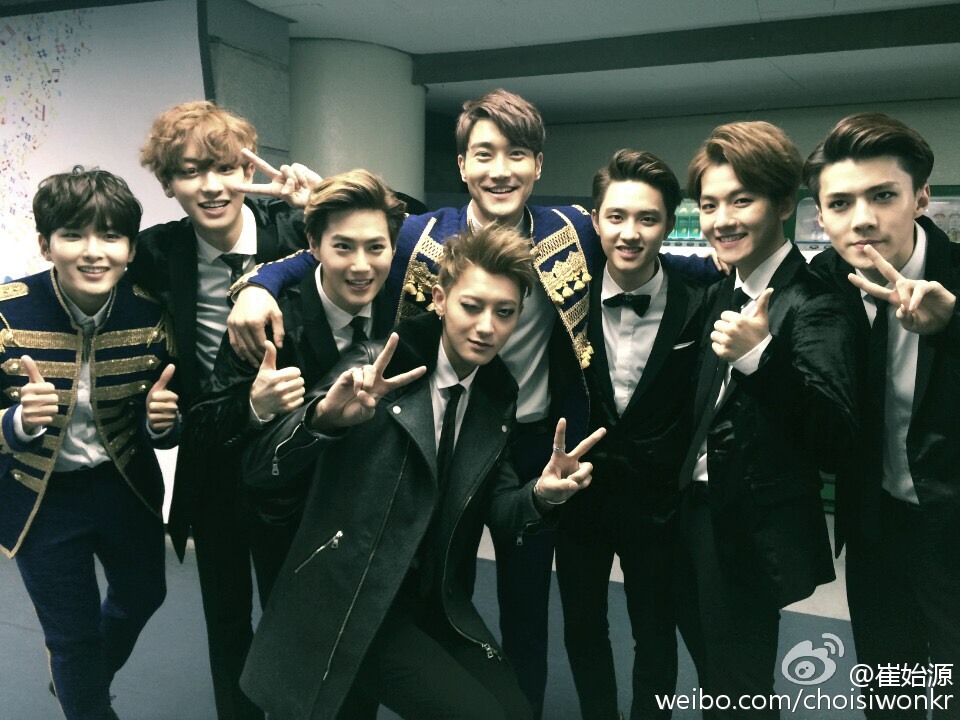 exo 朴灿烈 chanyeol 金俊勉 suho 黄子韬 tao 都暻秀 d.o.