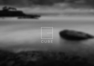 Cube的LOGO简单直接，用一根线将矩形转变为风格独特的字母C。