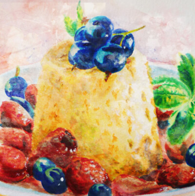 fruit pudding