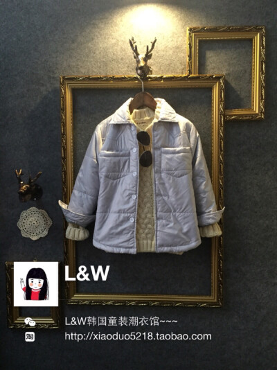 【L&amp;amp;W】韩国童装 百搭外套内搭羽绒棉夹棉 儿童衬衫/衬衣 http://tb.cn/EbyHWJy