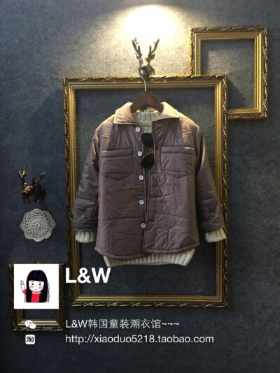 【L&amp;amp;W】韩国童装 百搭外套内搭羽绒棉夹棉 儿童衬衫/衬衣 http://tb.cn/EbyHWJy