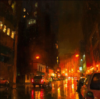 城市油画~ARTIST：Jeremy mann