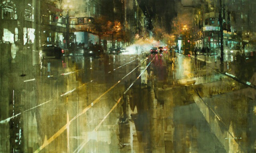 城市油画~ARTIST：Jeremy mann