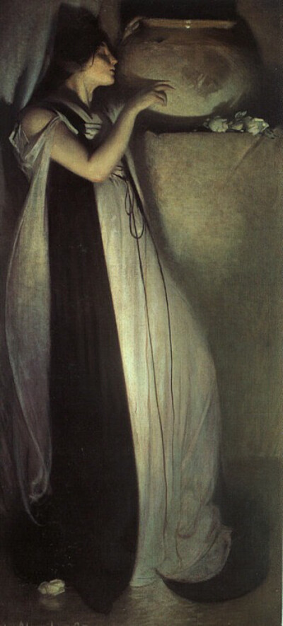 美国油画家约翰.怀特.亚历山大（John White Alexander (1856 – 1915)