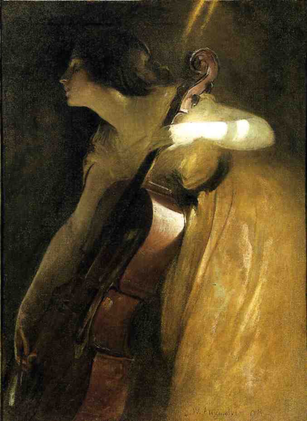 美国油画家约翰.怀特.亚历山大（John White Alexander (1856 – 1915)