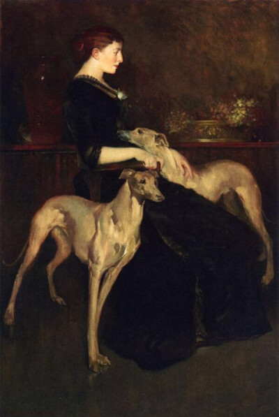 美国油画家约翰.怀特.亚历山大（John White Alexander (1856 – 1915)