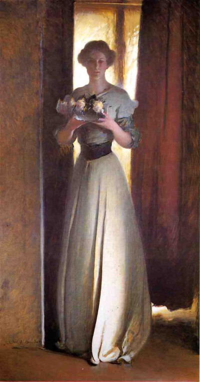 美国油画家约翰.怀特.亚历山大（John White Alexander (1856 – 1915)
