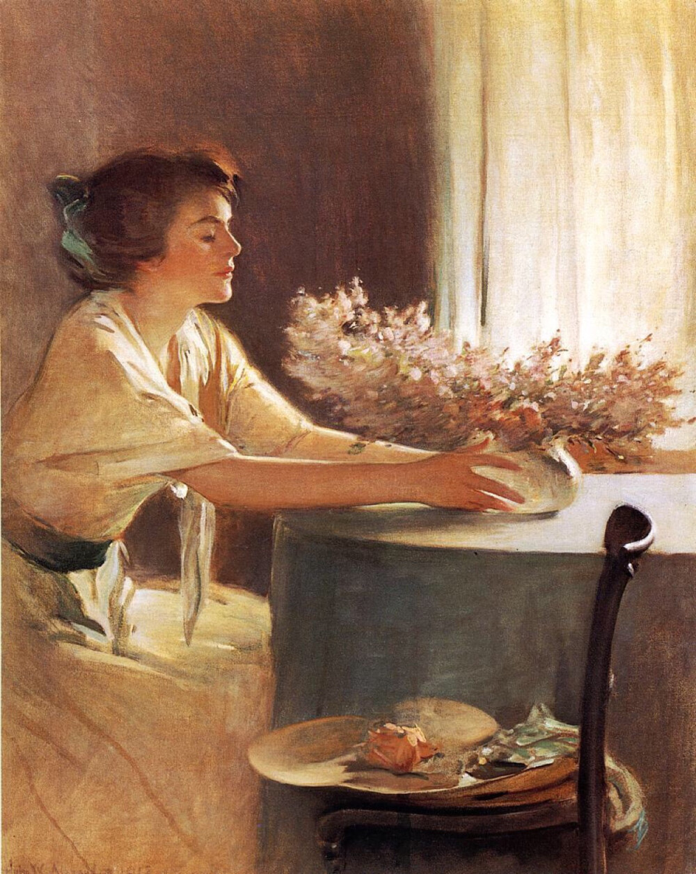 美国油画家约翰.怀特.亚历山大（John White Alexander (1856 – 1915)