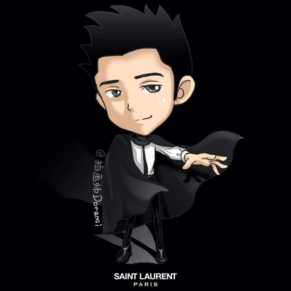 【头像】 #灌篮高手 #SAINT LAURENT via 插画师Dorami