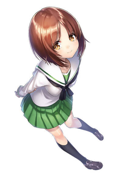 西住美穗——少女与战车【P站：48453955 | 画师：あんのうん٩(ˊᗜˋ*)و