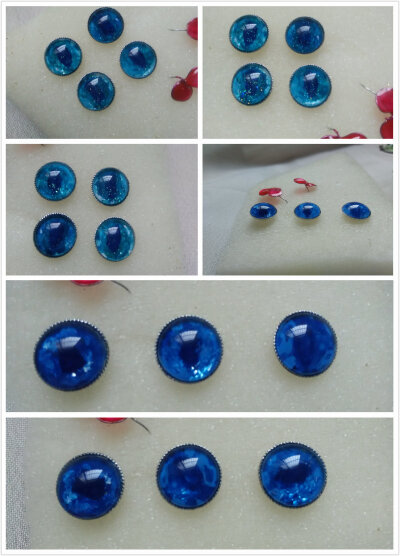 猫眼耳钉 一款为蓝色的 一款为绿色的 淘宝地址：http://item.taobao.com/item.htm?spm=a1z10.5-c.w4002-9534522489.26.E66sxX&amp;amp;id=43594423356