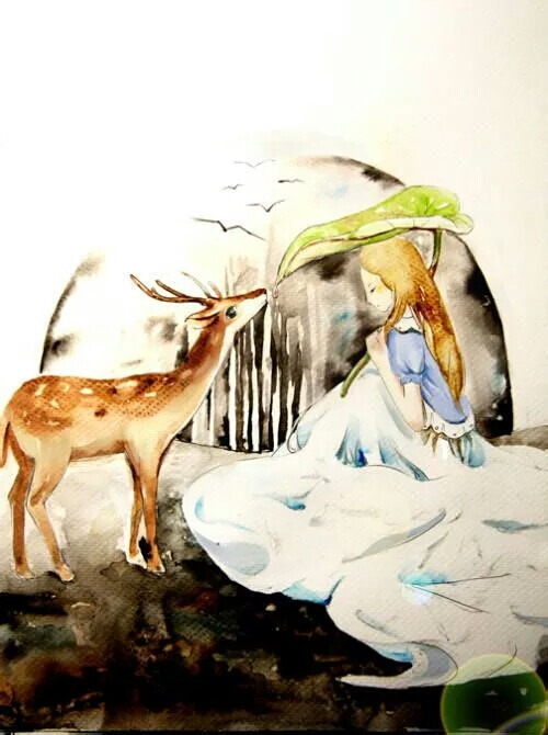 deer friend 树深时见鹿 麋鹿 鹿