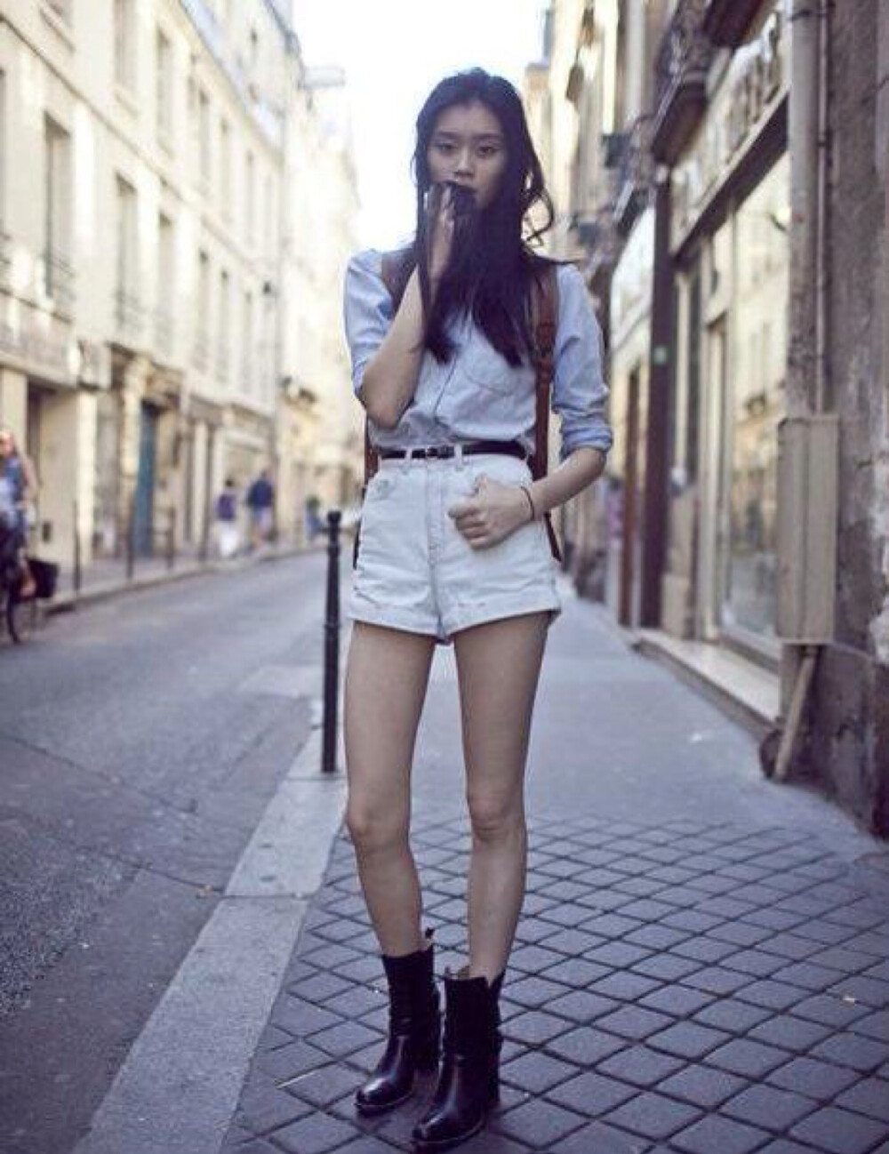 #超模#-奚梦瑶（Ming Xi）鬼马温婉可人儿，再来几组她的高分街拍Look...So Fashion！