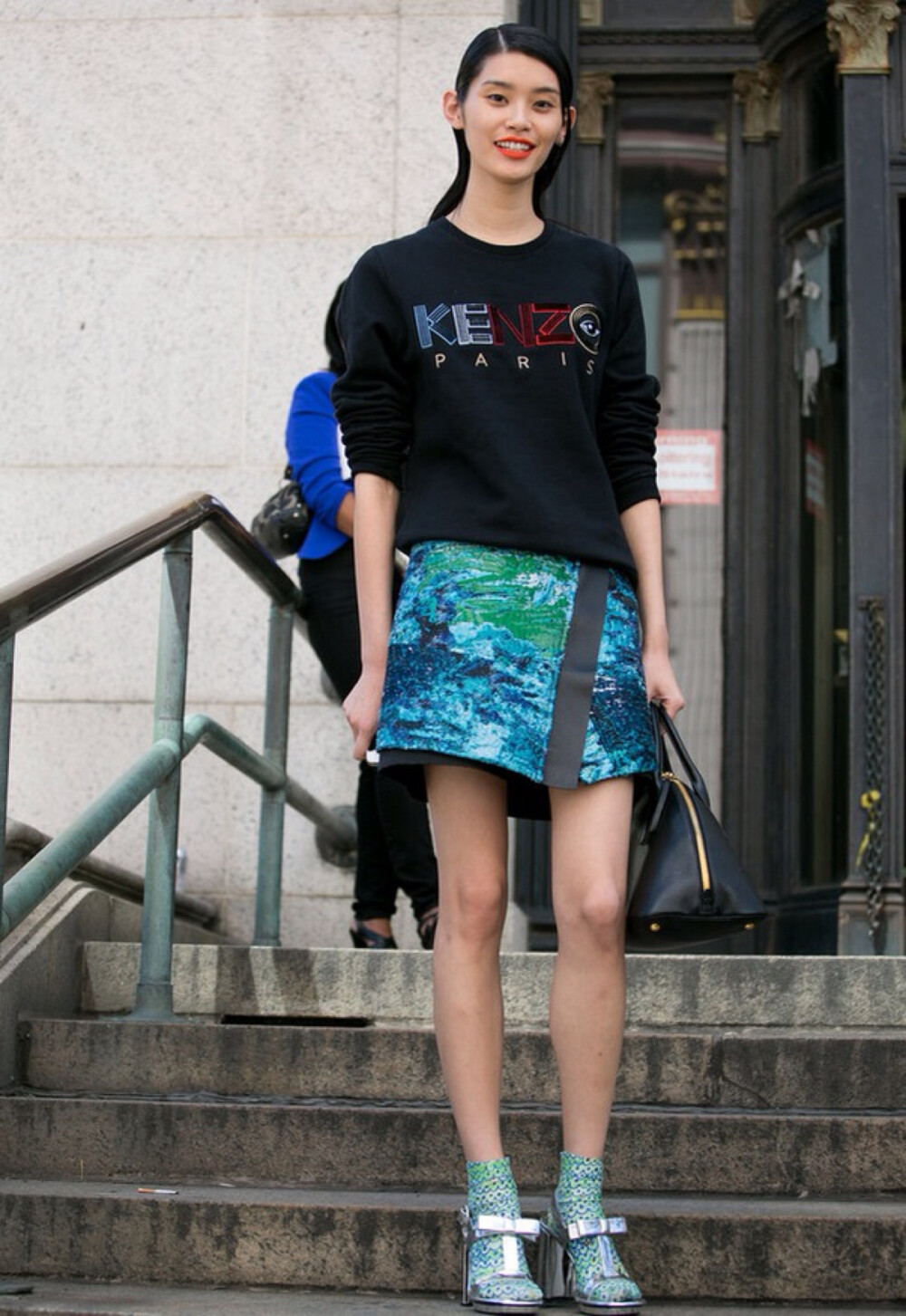 #超模#-奚梦瑶（Ming Xi）鬼马温婉可人儿，再来几组她的高分街拍Look...So Fashion！