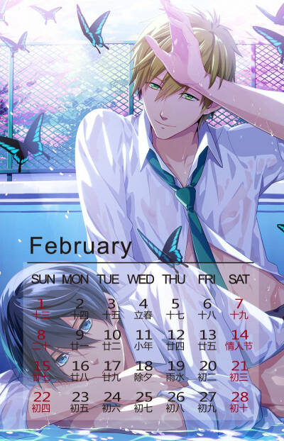 #Free!# 二月动漫壁纸