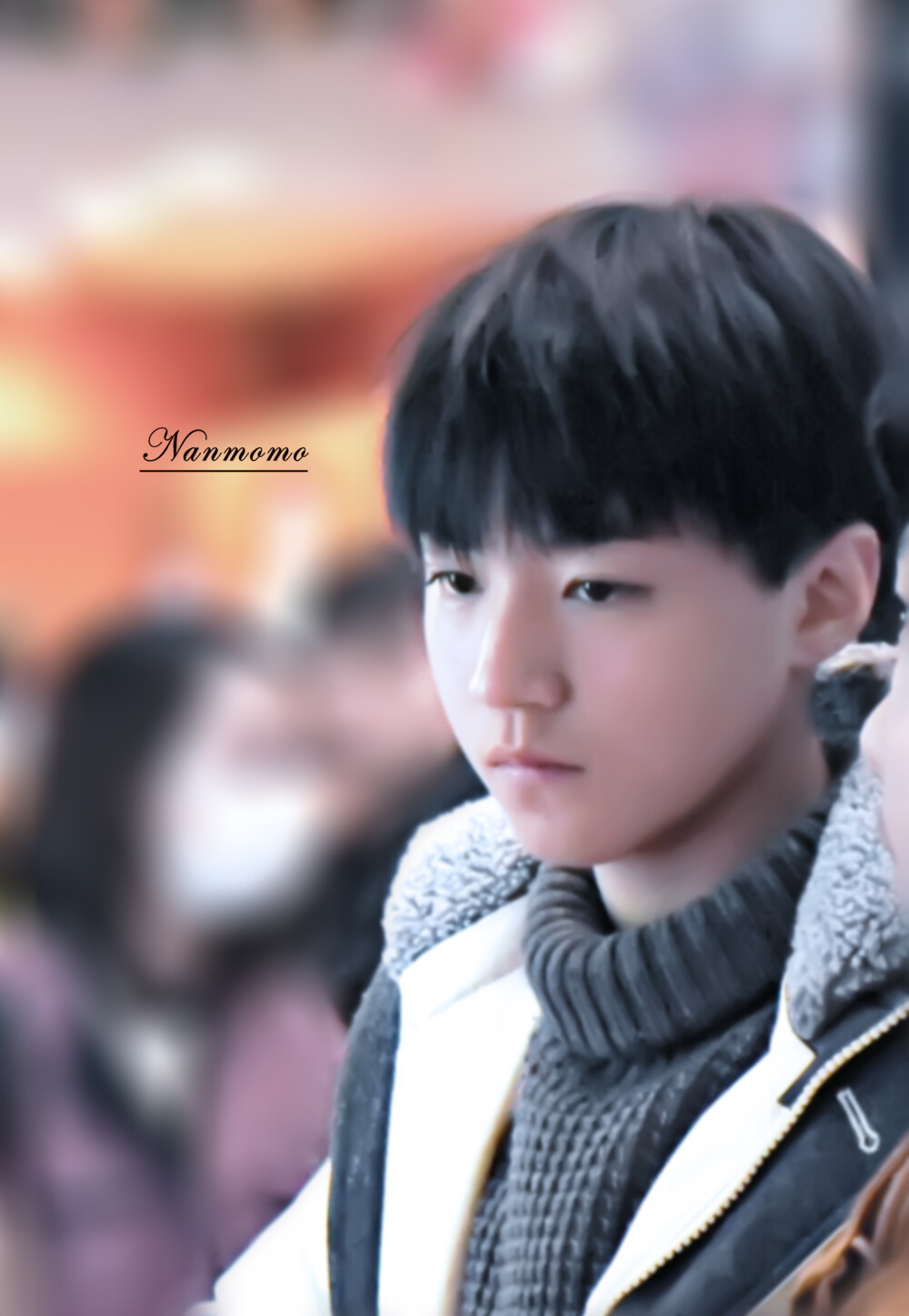 TFBOYS王俊凯，王俊凯，2015.01.11江北-首都-江北机场高清图，cr.logo