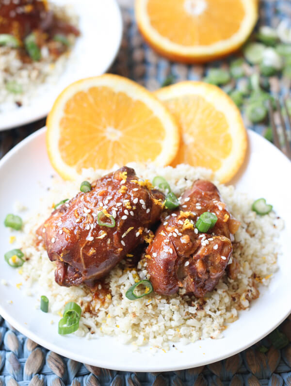 Slow Cooker Sesame Orange Chicken