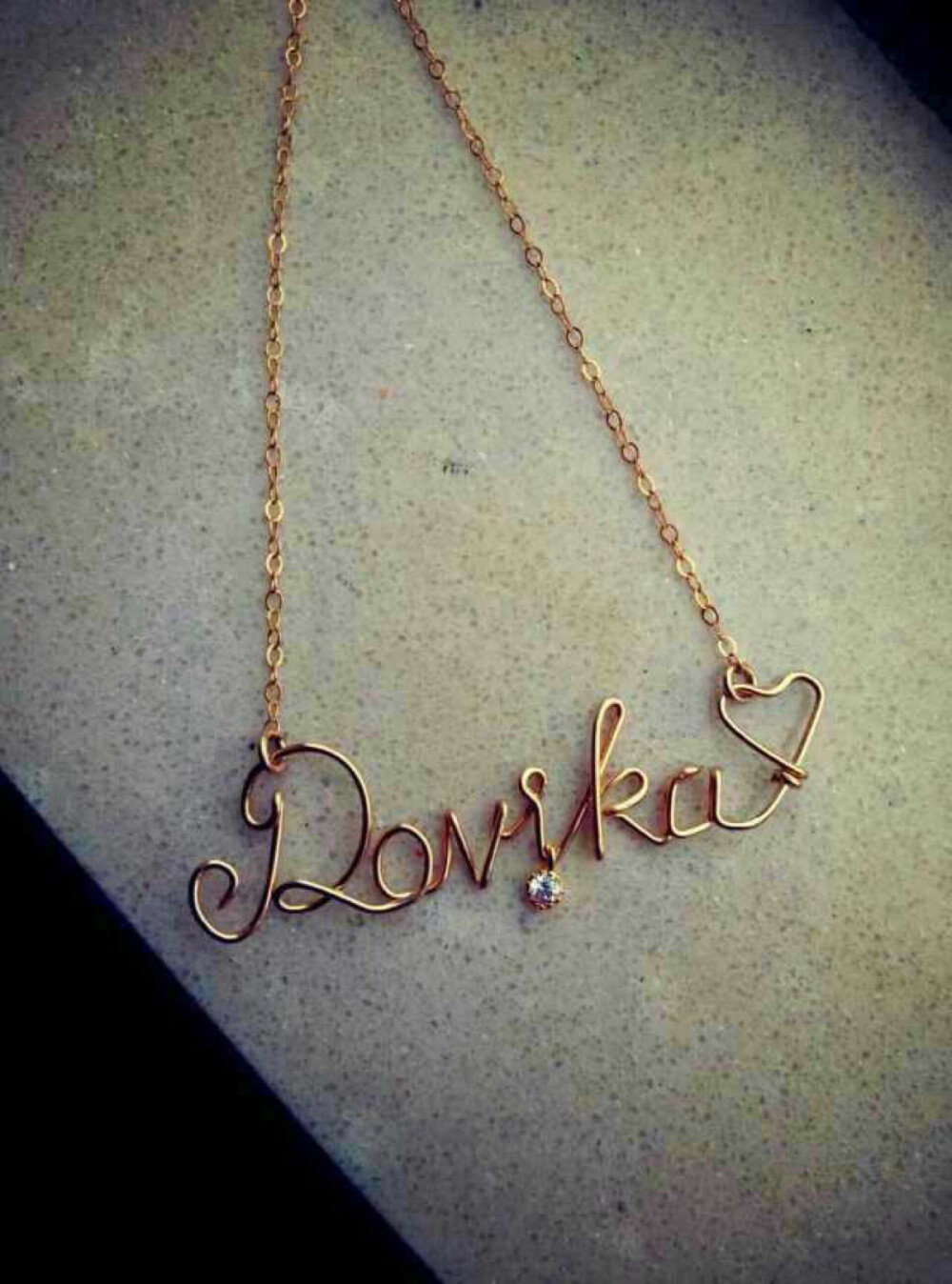 手工定制项链，14K金