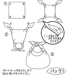 风吕敷折法