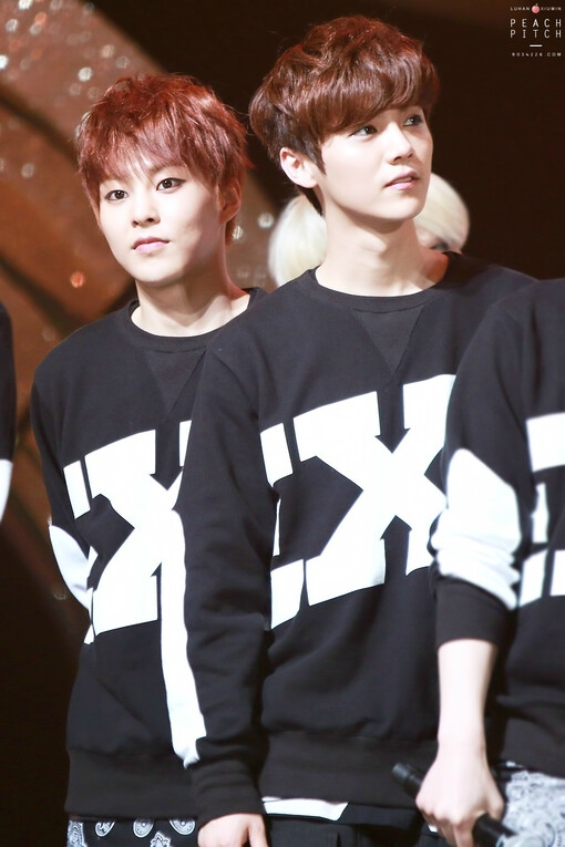 LUHAN XIUMIN 鹿晗 金珉锡