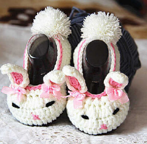 可爱兔子宝宝鞋