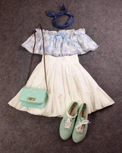 清新淡雅 像个公主一样