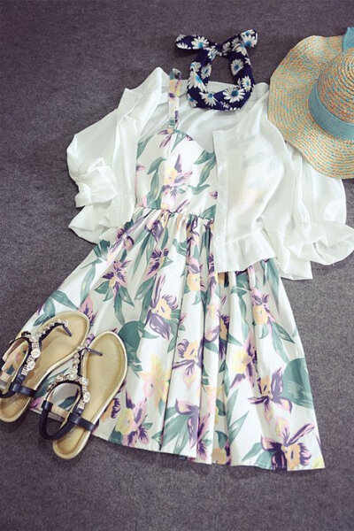 飘飘长裙 温婉女神级别