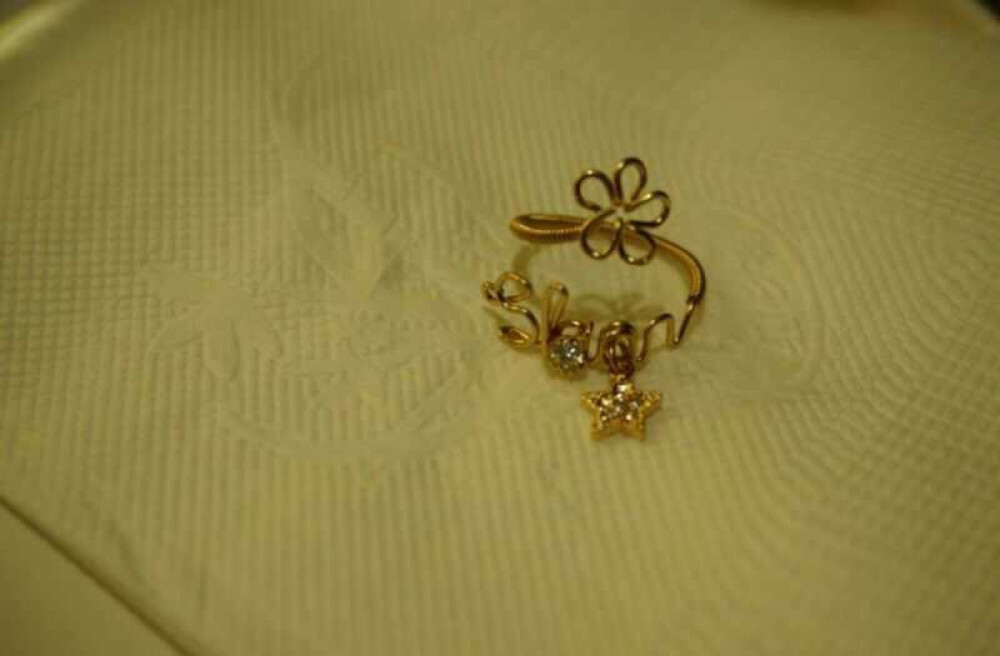 开口字母定制戒指