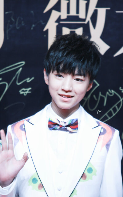 TFBOYS王俊凯 王俊凯，2015.01.15微博之夜活动红毯 cr.logo