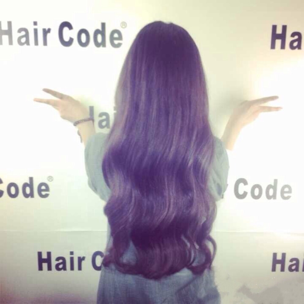 无痕接发。时尚色彩