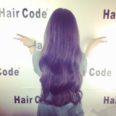 无痕接发。时尚色彩