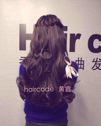 无痕接发。时尚色彩