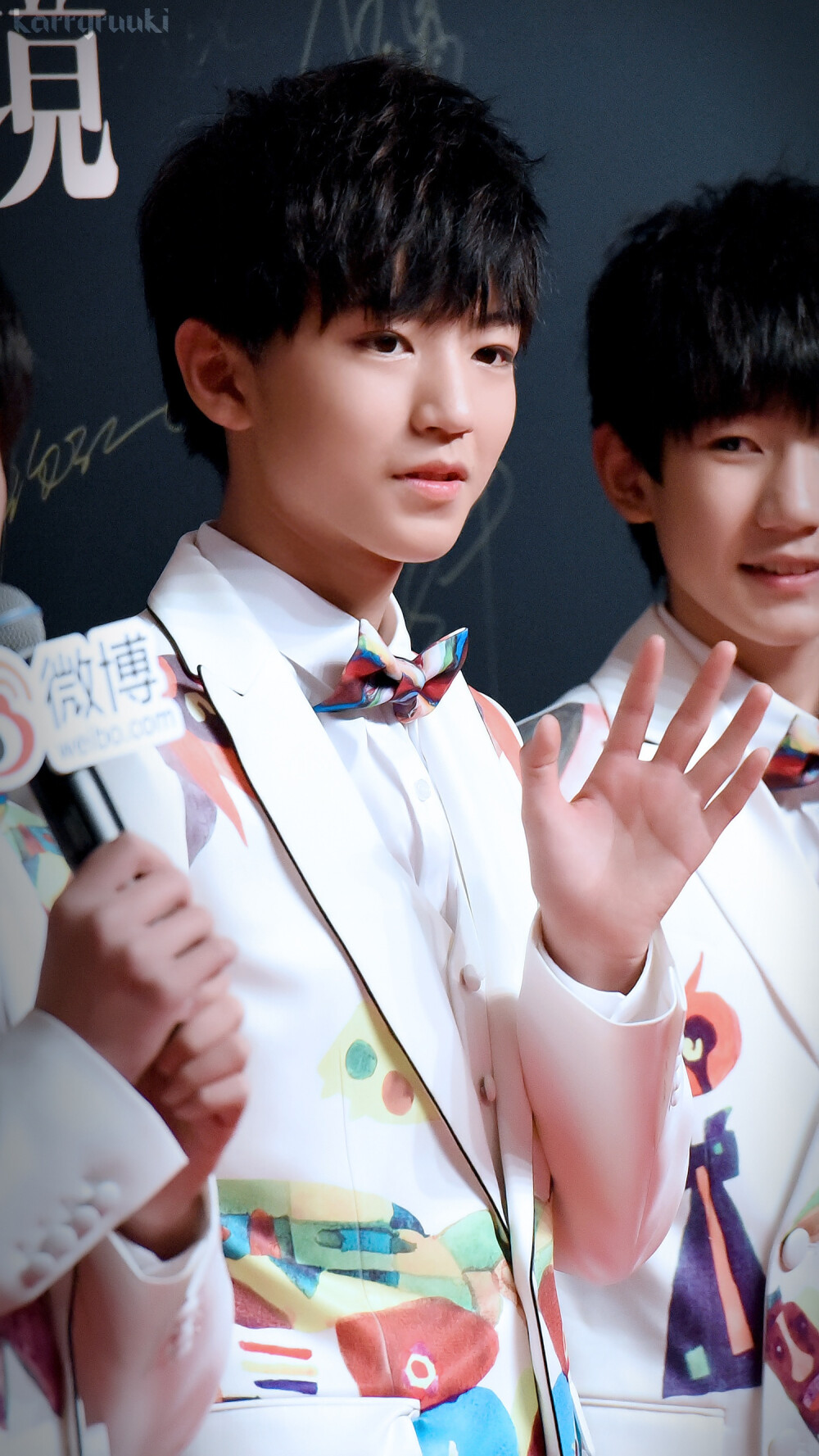 TFBOYS王俊凯 王俊凯，2015.01.15微博之夜活动红毯 cr.logo