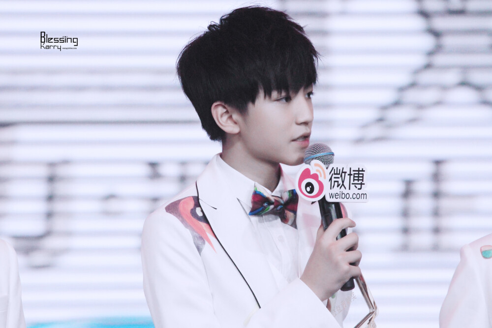 TFBOYS王俊凱 王俊凱，2015.01.15微博之夜活動紅毯 cr.logo