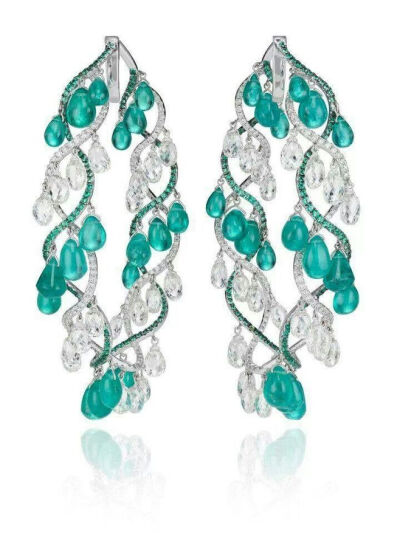 Paraiba earrings, Chopard, 2013