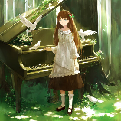 森林里的钢琴曲。