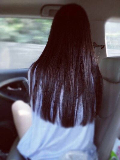 长头发时～