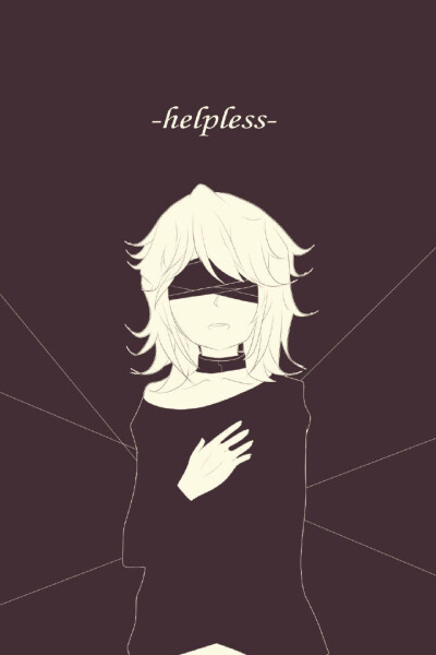 板绘 动漫 原创 helpless