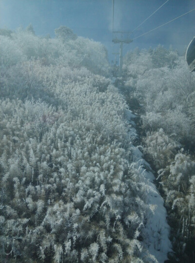 螺髻山的雪