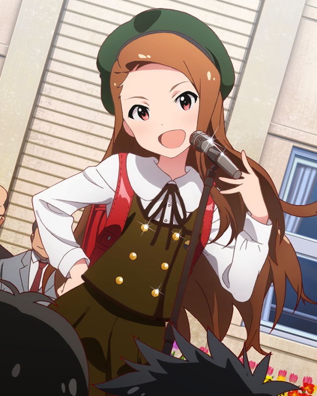 动漫 二次元 插画 人物 少女 偶像大师 水濑伊织 im@s 爱马仕 強気な