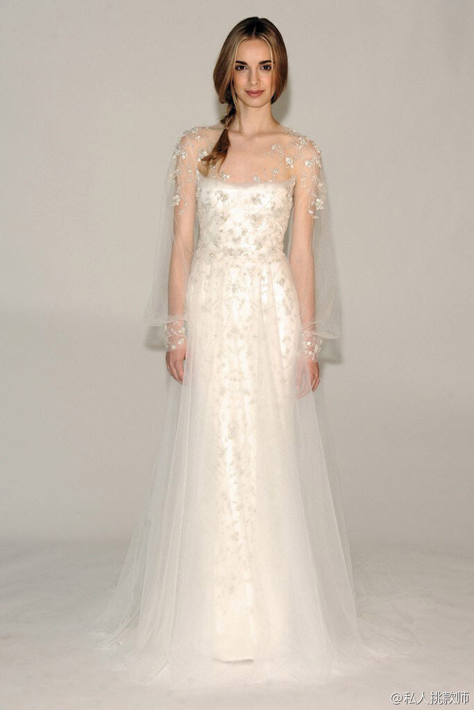 Marchesa 2014秋冬婚纱系列。