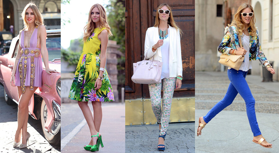 大名鼎鼎的Chiara Ferragni，意大利新生代的Fashion icon，这妞儿把自己经营的相当成功啊，你们知道她一年能赚多少钱么，三千多万，这只是她自有鞋履品牌Chiara Ferragni的收入，还没算期待广告收入，相信大家都知道此妞吧，有名也最具争议性，有人说她的搭配平淡没新意，也有人说她的搭配最有欧美特色，有人说她自私自我，也有人说她个性御姐，脸书上还有一个专门反对Chiara的群，满满都是攻击她的言论和视频，但是不管怎么说，这妞儿是真红了，从她今年开始进军我大天朝出席时尚活动，Chiara Ferragni品牌入驻天朝的高大上商场，就已经很说明问题了