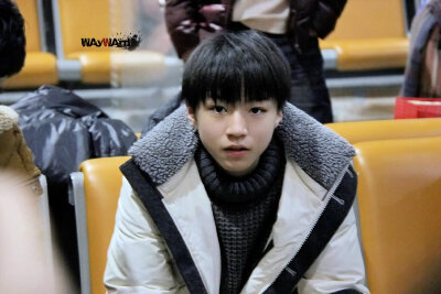 TFBOYS王俊凯，王俊凯，2015.01.11江北-首都-江北机场高清图，cr.logo