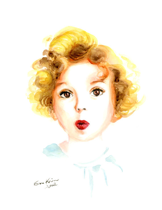 Shirley Temple 秀兰·邓波尔 （1928 — 2014） 明亮的眼睛、张开的滚圆手臂让每个人着迷；甩动的满头卷发为人们带来欢乐。1935 年至1938 年期间，Shirley Temple 成为全美国票房号召力最高的电影明星，将战后的20 世纪福斯电影公司从破产危机中拯救出来。年仅7 岁就获得了第7 届奥斯卡特别金像奖，在12 岁之前，她已经出演了超过40 部电影了。1950 年，她完全退出影坛，这个时机选得恰到好处。她不能再饰演天真无邪的角色，而全世界依然希望如此。